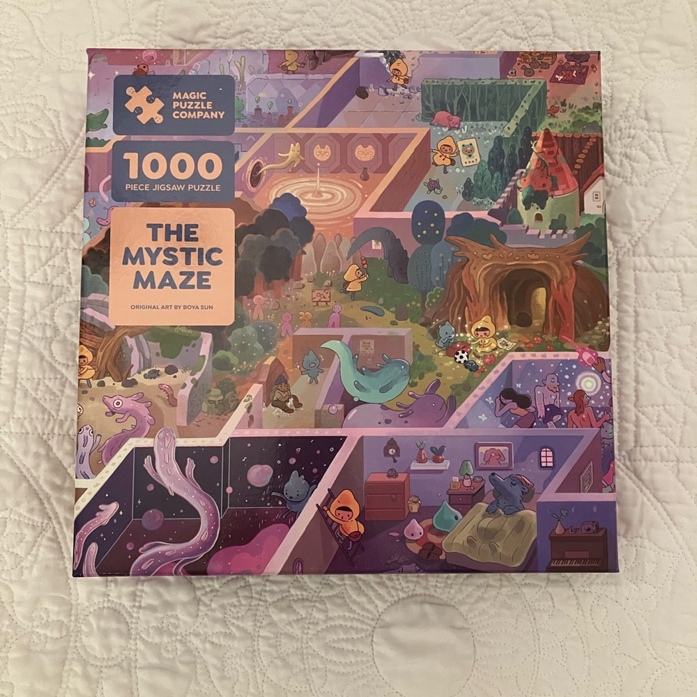 The Mystic Maze Jigsaw Puzzle - Purple